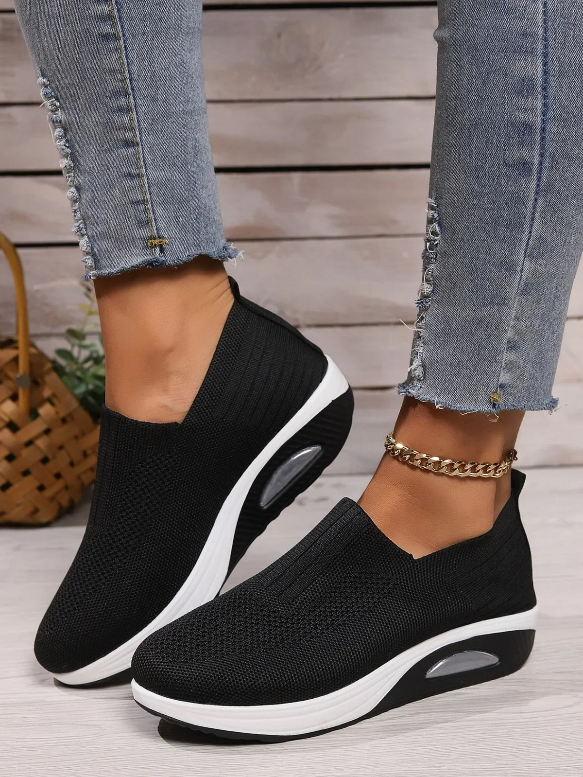 Women’s Breathable Air Cushion Running & Walking Sneakers