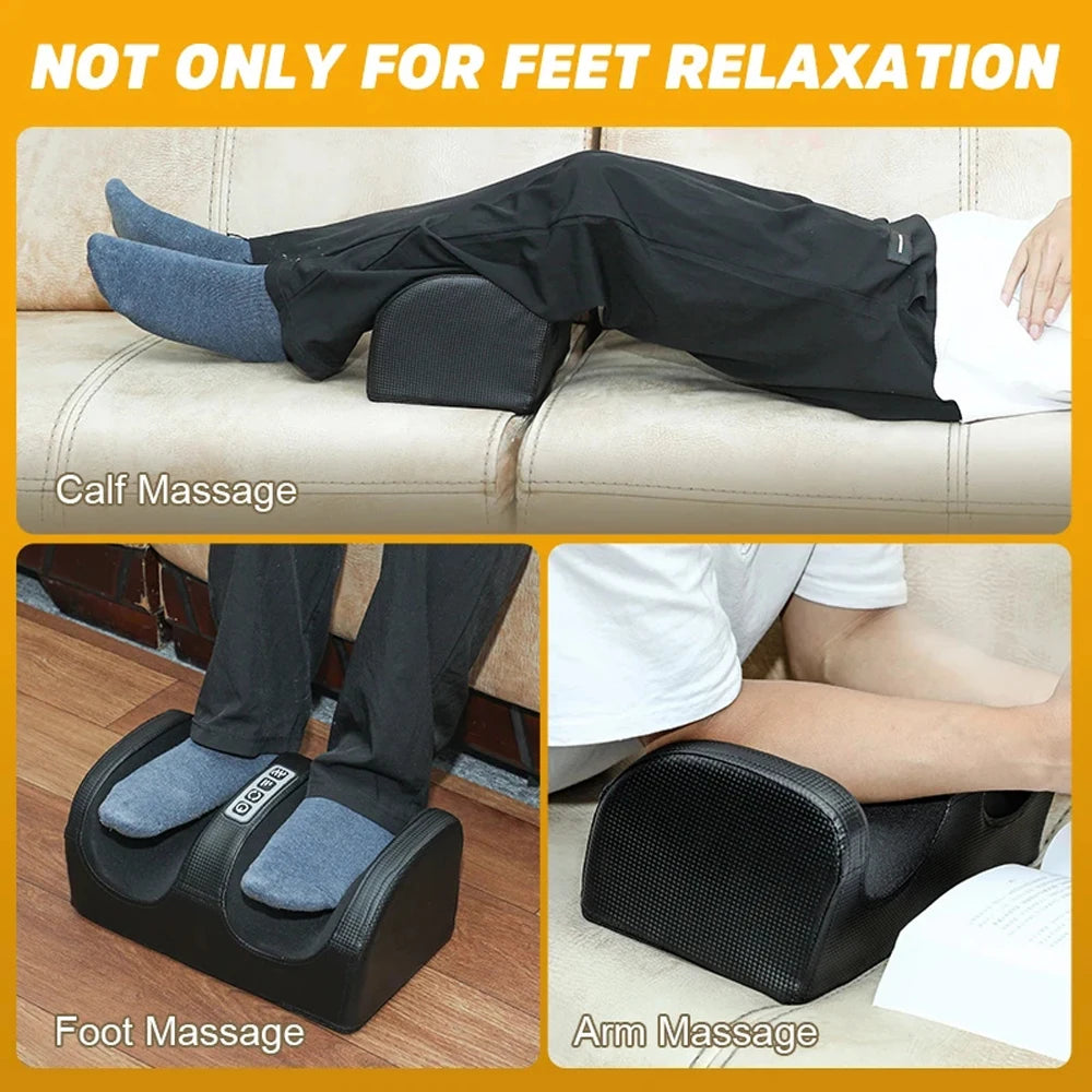 Shiatsu Foot & Calf Massager – Heated Kneading Relief for Tired Muscles