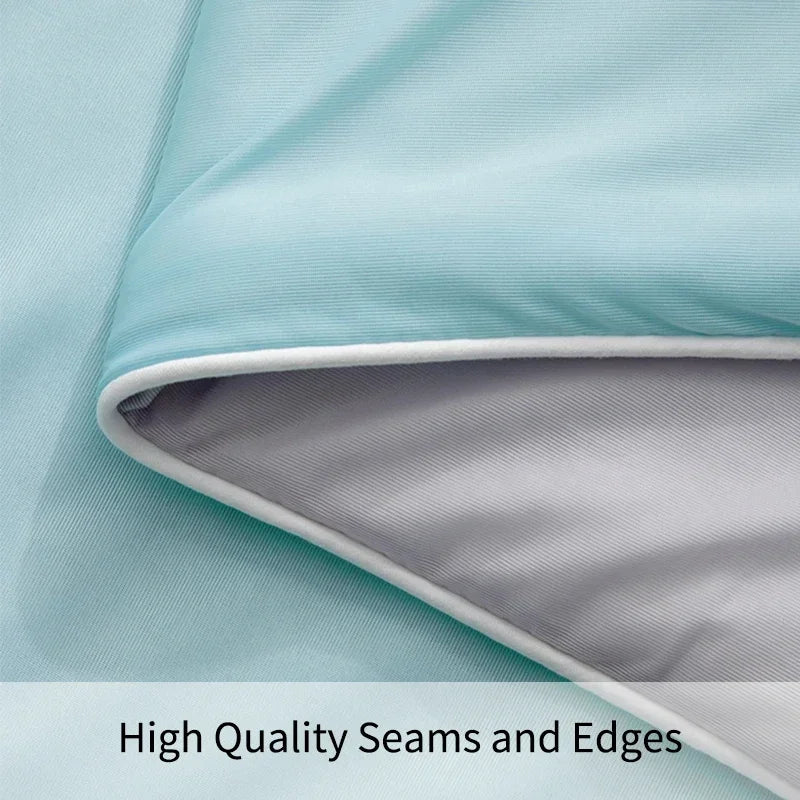 Ice Silk Cooling Comforter – Lightweight Summer Blanket (Twin/King)