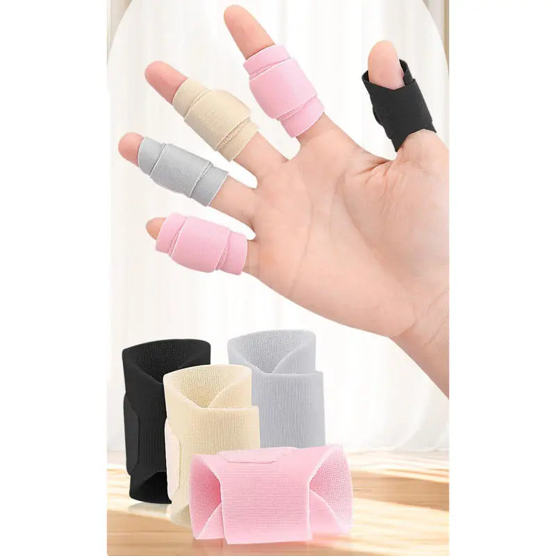 5-Piece Adjustable Finger Splint Set – Support Braces for Finger Stability & Protection