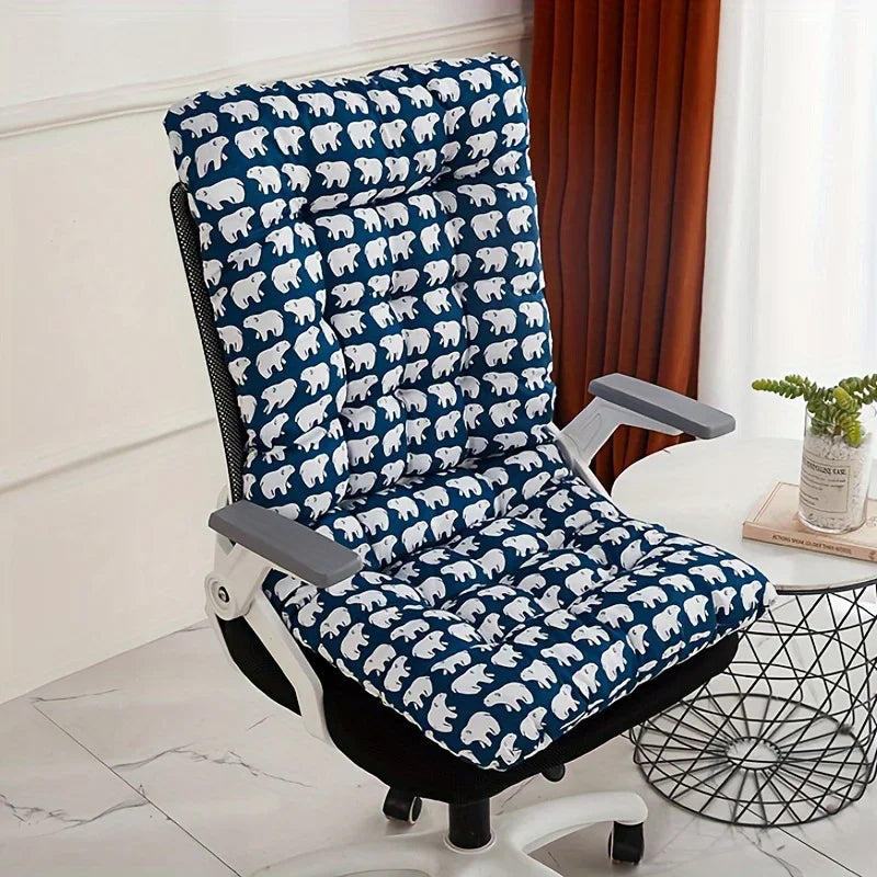 Ergonomic Seat Cushion with Back Support – Office Chair & Car Comfort Pad