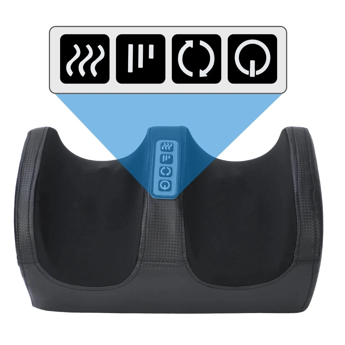 Shiatsu Foot & Calf Massager – Heated Kneading Relief for Tired Muscles