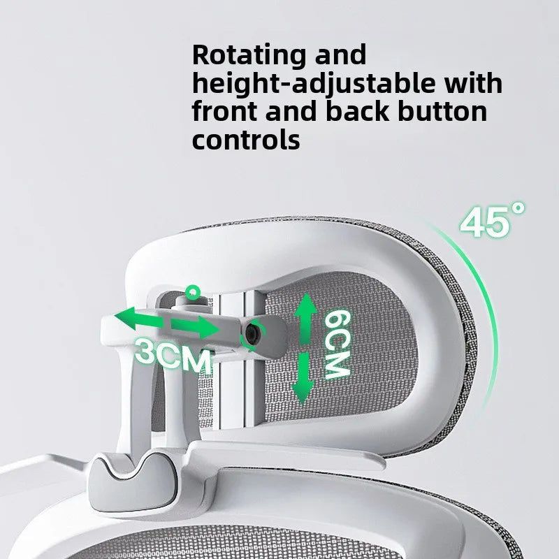 Ergonomic Gaming & Office Chair – Reclining with Lumbar Support & 4D Armrests