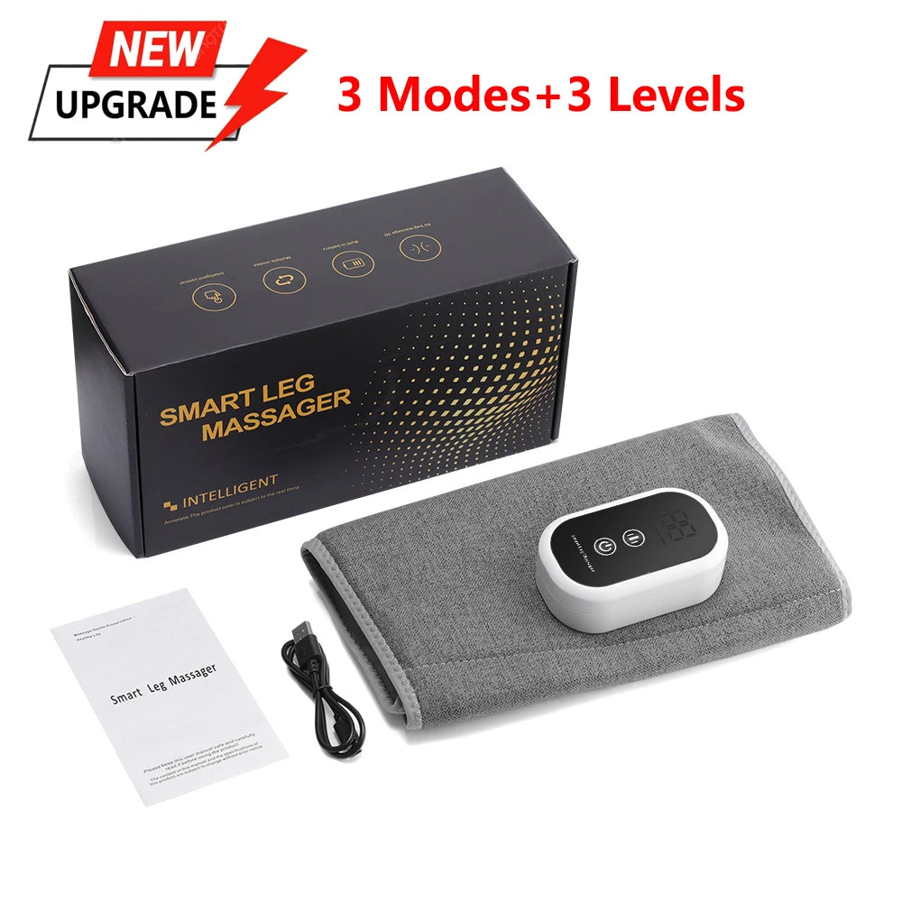 360° Air Compression Leg Massager – Wireless Calf Muscle Recovery