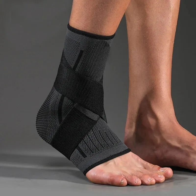 Ankle Compression Support Brace – Adjustable Sports Protection Sleeve