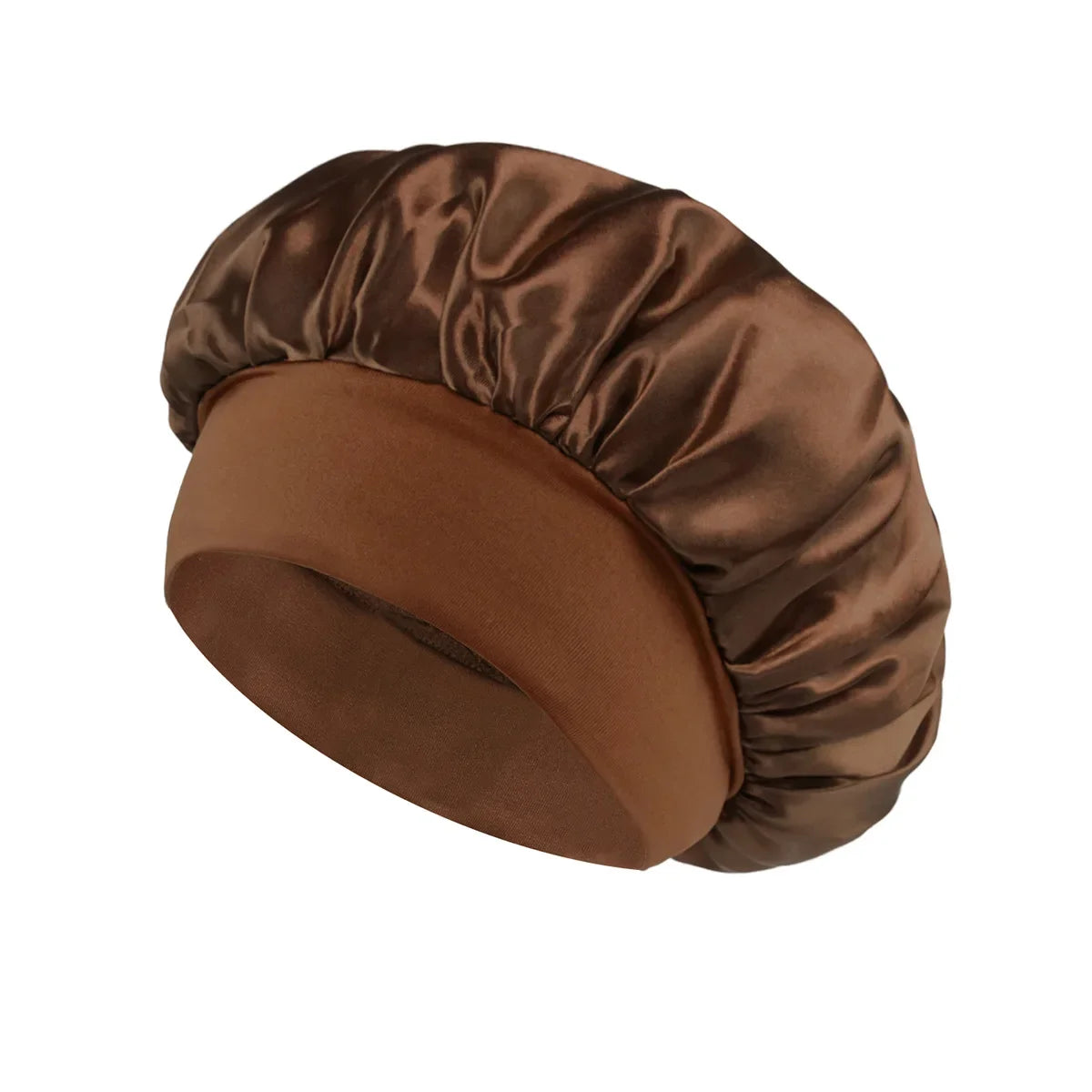 Women’s Satin Hair Bonnet – Soft Elastic Sleep Cap for Hair Care
