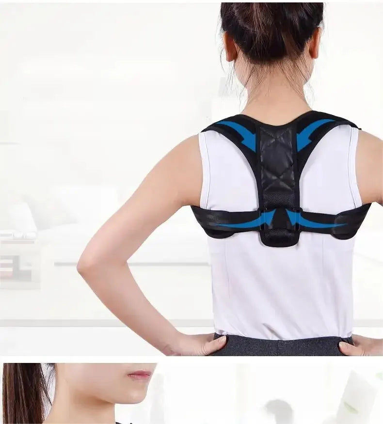 Adjustable Back Posture Corrector – Breathable Support Brace