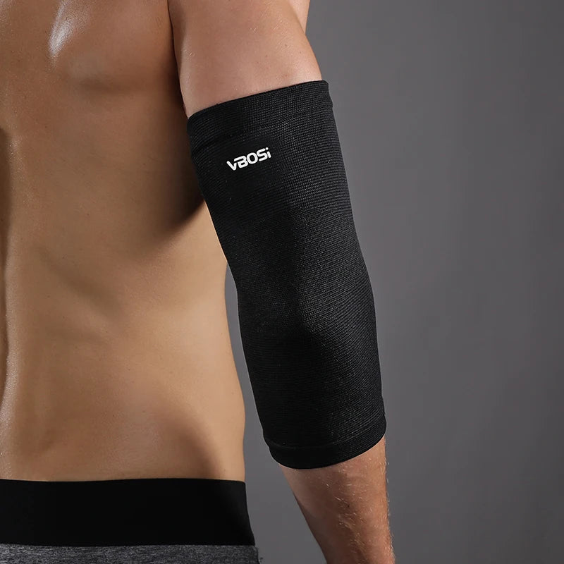 Breathable Elbow Compression Sleeve – Elastic Arm Support Brace