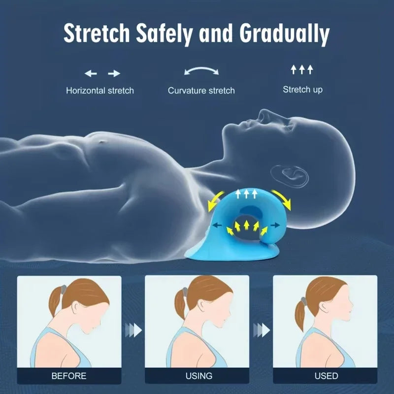 Portable Cervical Massage Pillow – Neck Alignment & Support Device