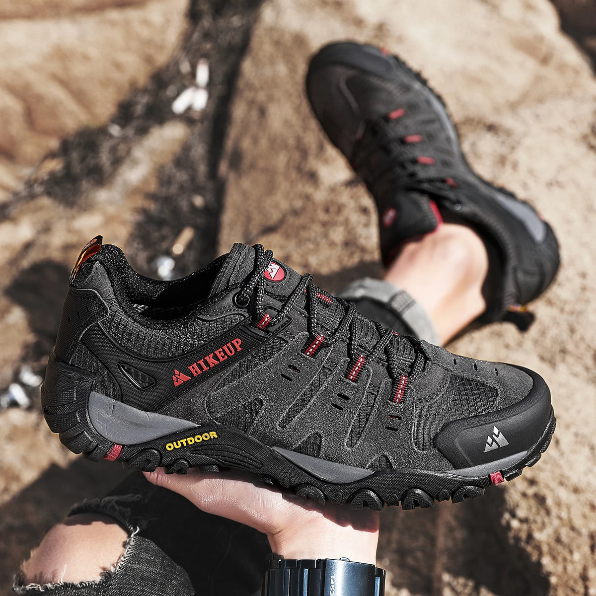 Men’s Trekking & Hiking Shoes – Wear-Resistant Outdoor Sneakers