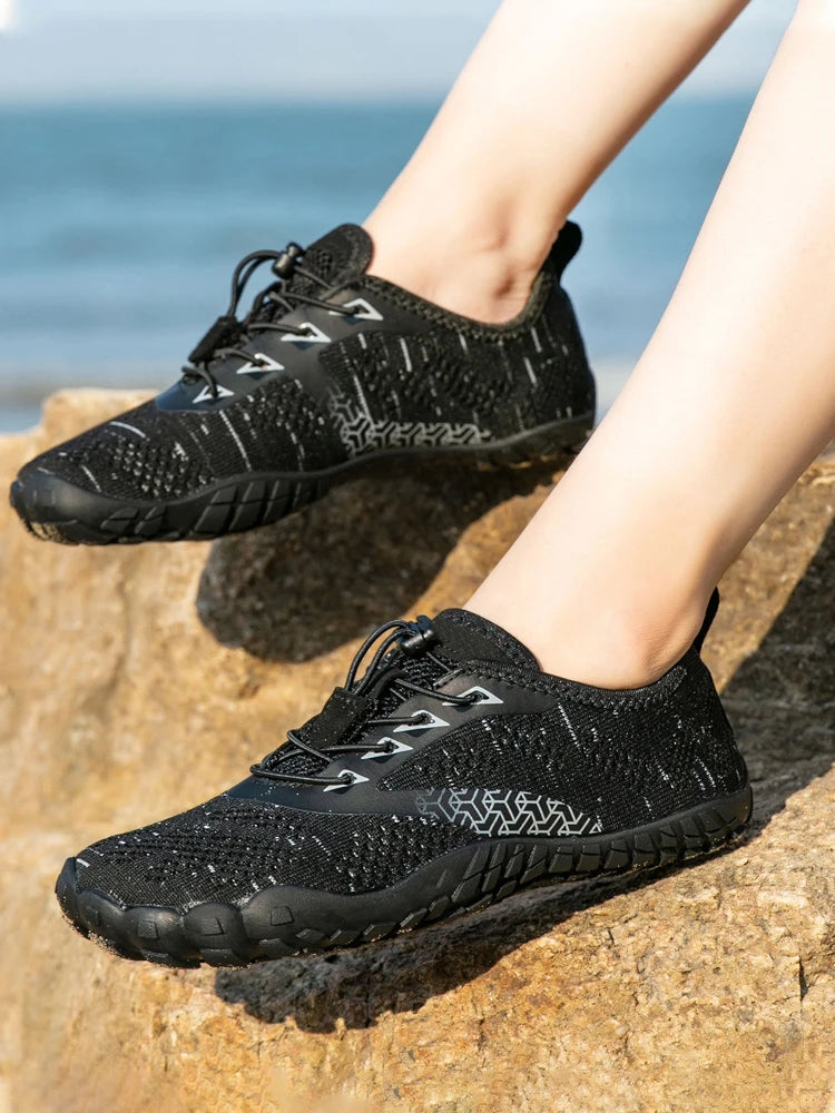 Unisex Wide Barefoot Shoes – Lightweight Minimalist Trail & Walking Sneakers
