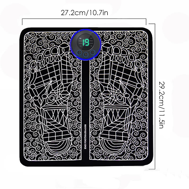 Electric EMS Foot Massager Mat – Muscle Training & Relaxation Tool