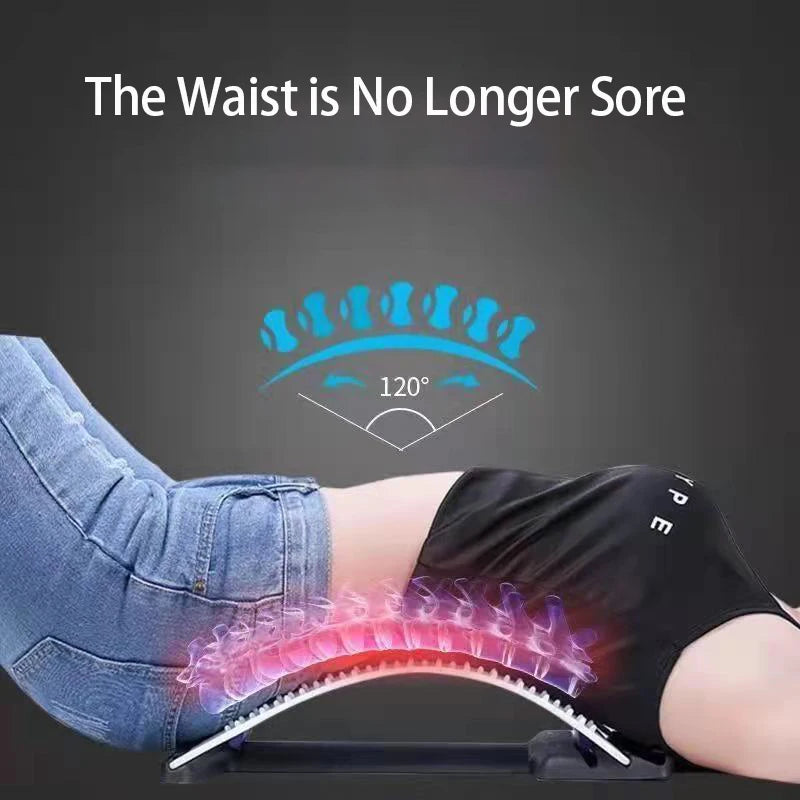 Adjustable Back Stretcher Board – Multi-Level Lumbar & Upper Back Support