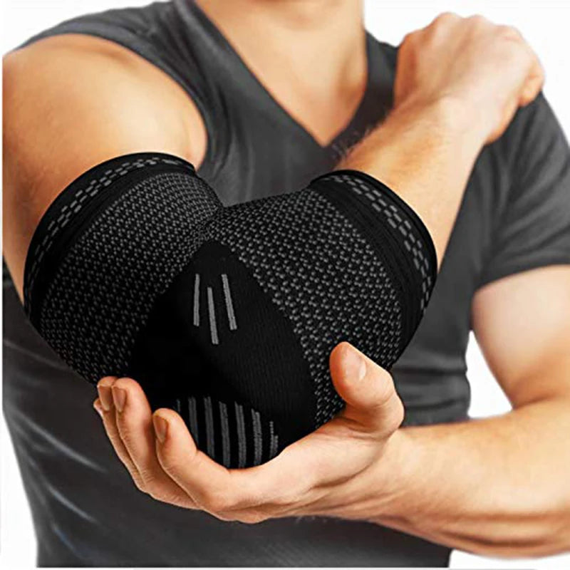 Compression Elbow Sleeve – Breathable Elastic Support for Sports
