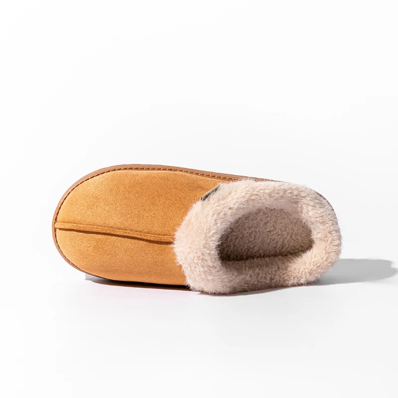 Women’s Warm Fluffy Slippers – Anti-Slip EVA Thick Sole Indoor Shoes