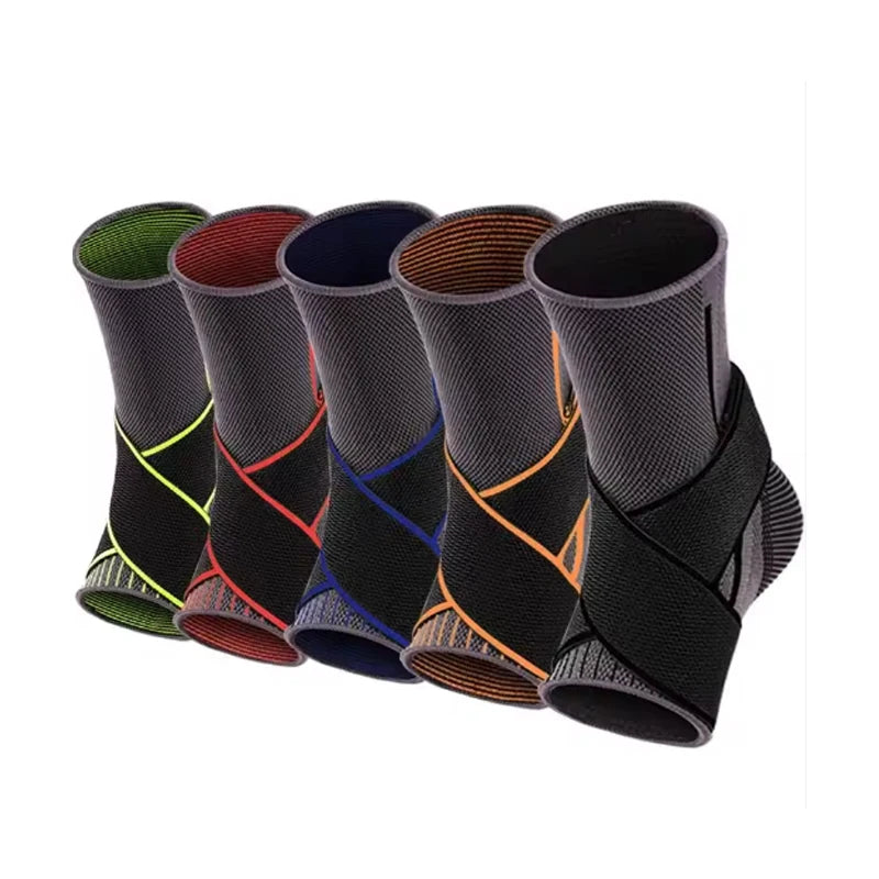 Ankle Compression Support Brace – Adjustable Sports Protection Sleeve
