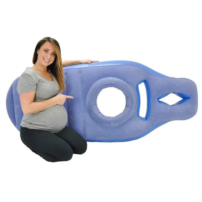 Inflatable Pregnancy Pillow & Support Mat – Comfortable Maternity Sleeping Cushion