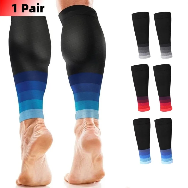 Running Compression Calf Sleeves – 20–30mmHg Leg Support for Men & Women