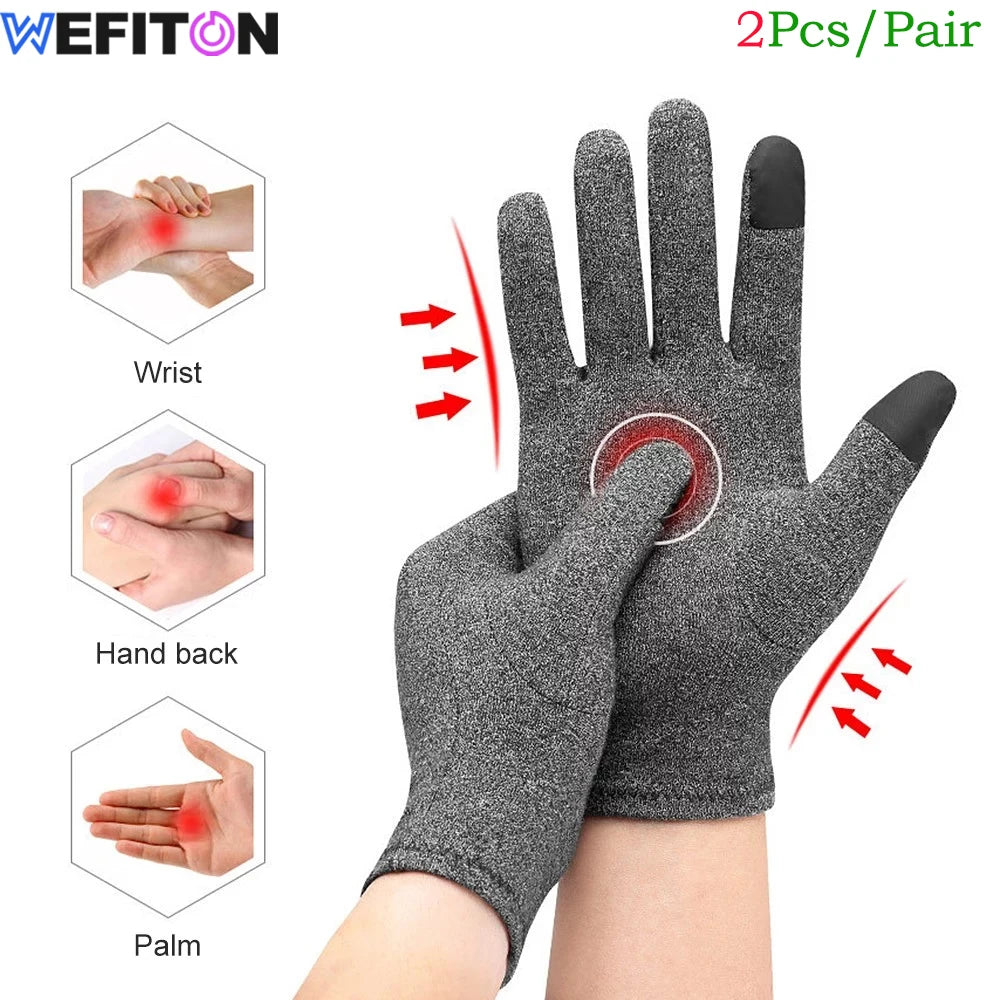 Compression Arthritis Gloves (1 Pair) – Full Finger Support for Hand Comfort