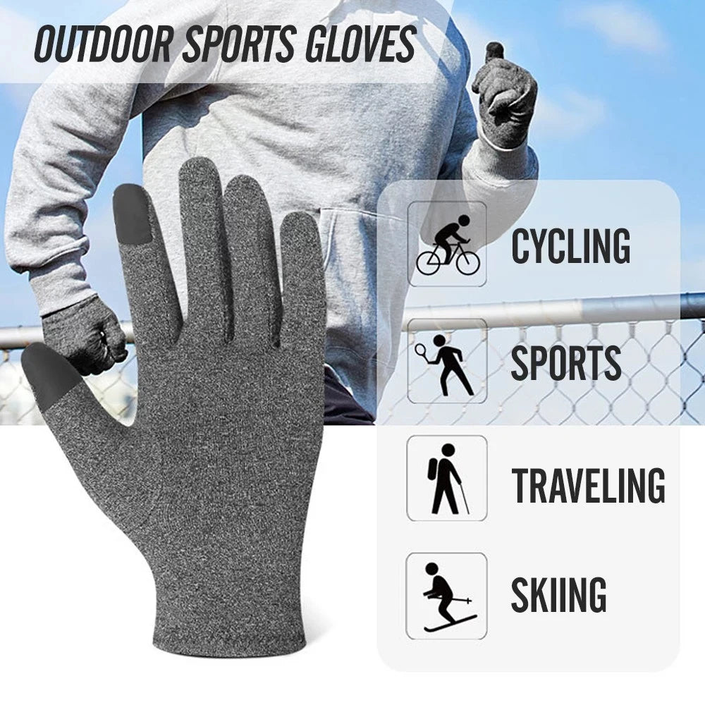 Compression Arthritis Gloves (1 Pair) – Full Finger Support for Hand Comfort