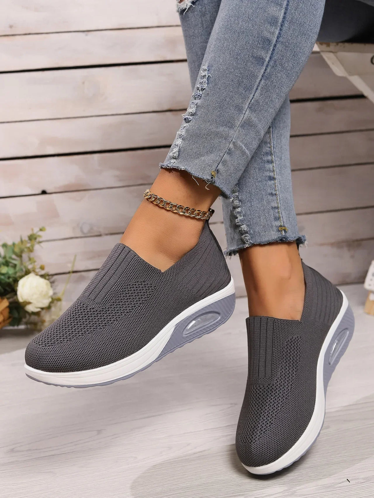 Women’s Breathable Air Cushion Running & Walking Sneakers