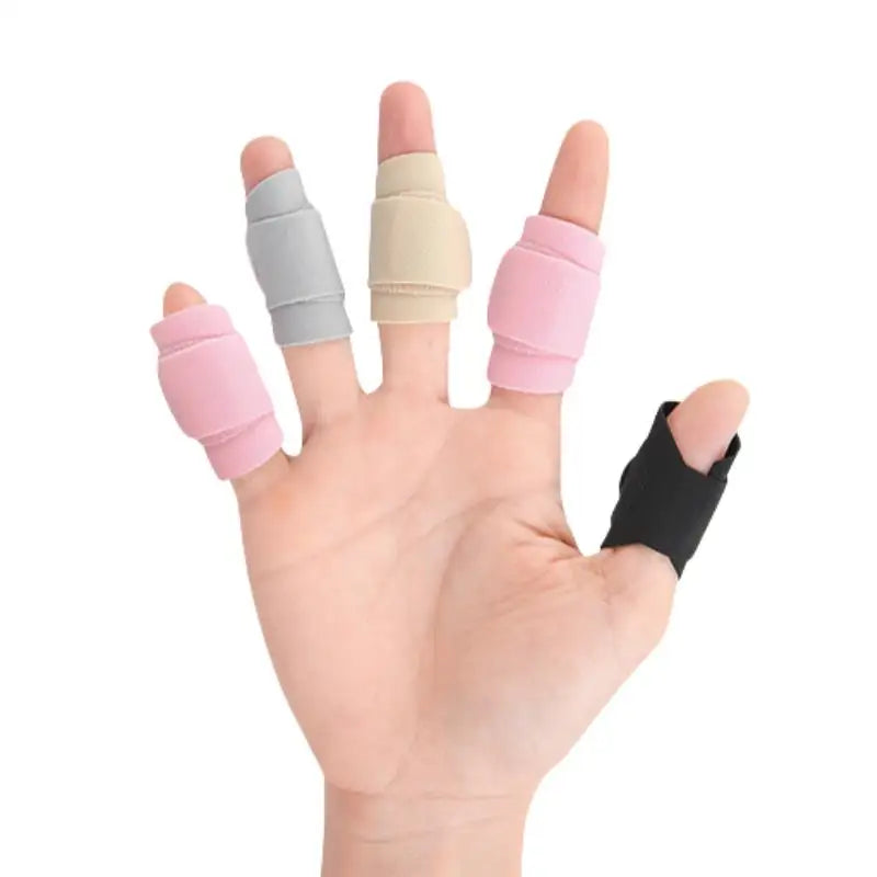 5-Piece Adjustable Finger Splint Set – Support Braces for Finger Stability & Protection