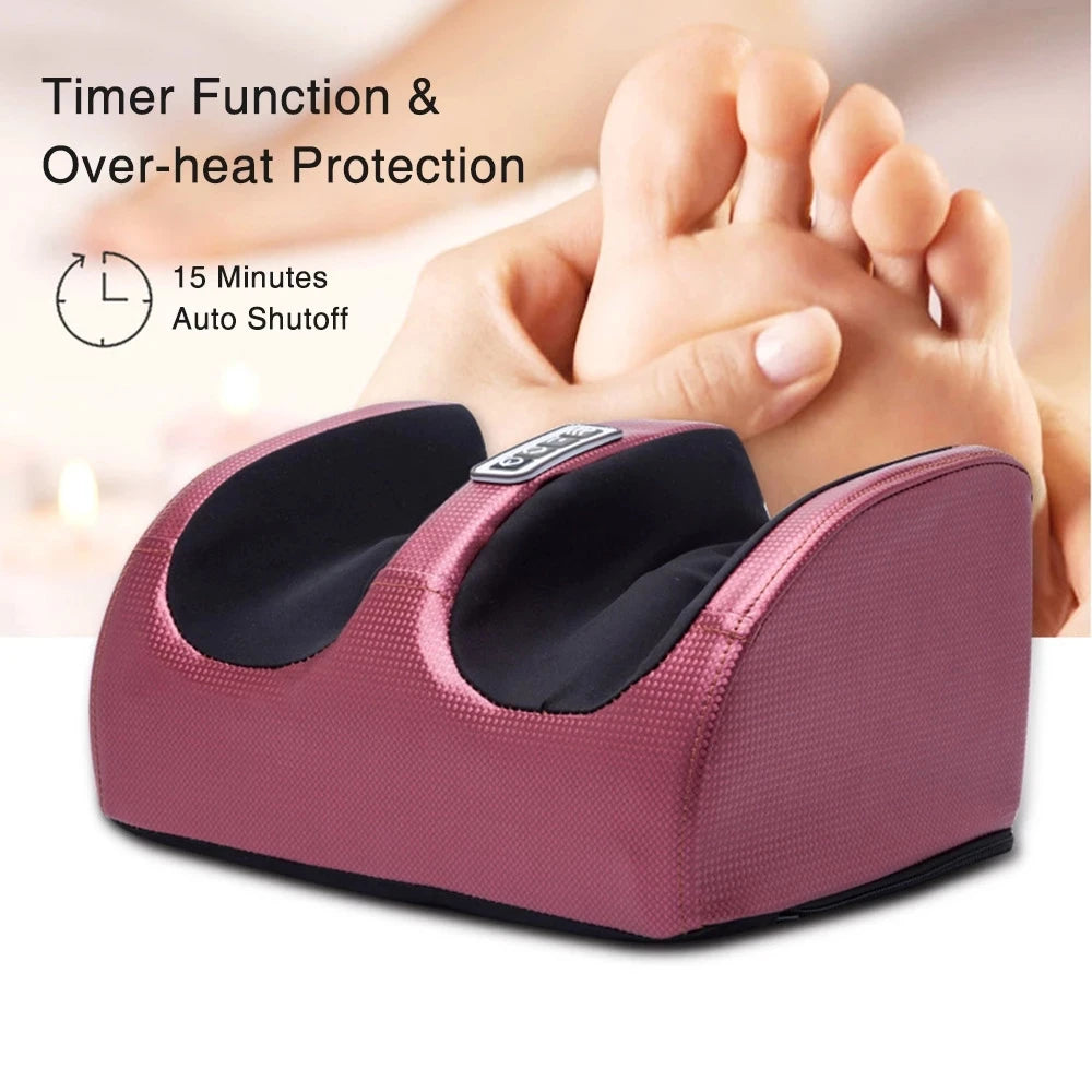 Shiatsu Foot & Calf Massager – Heated Kneading Relief for Tired Muscles