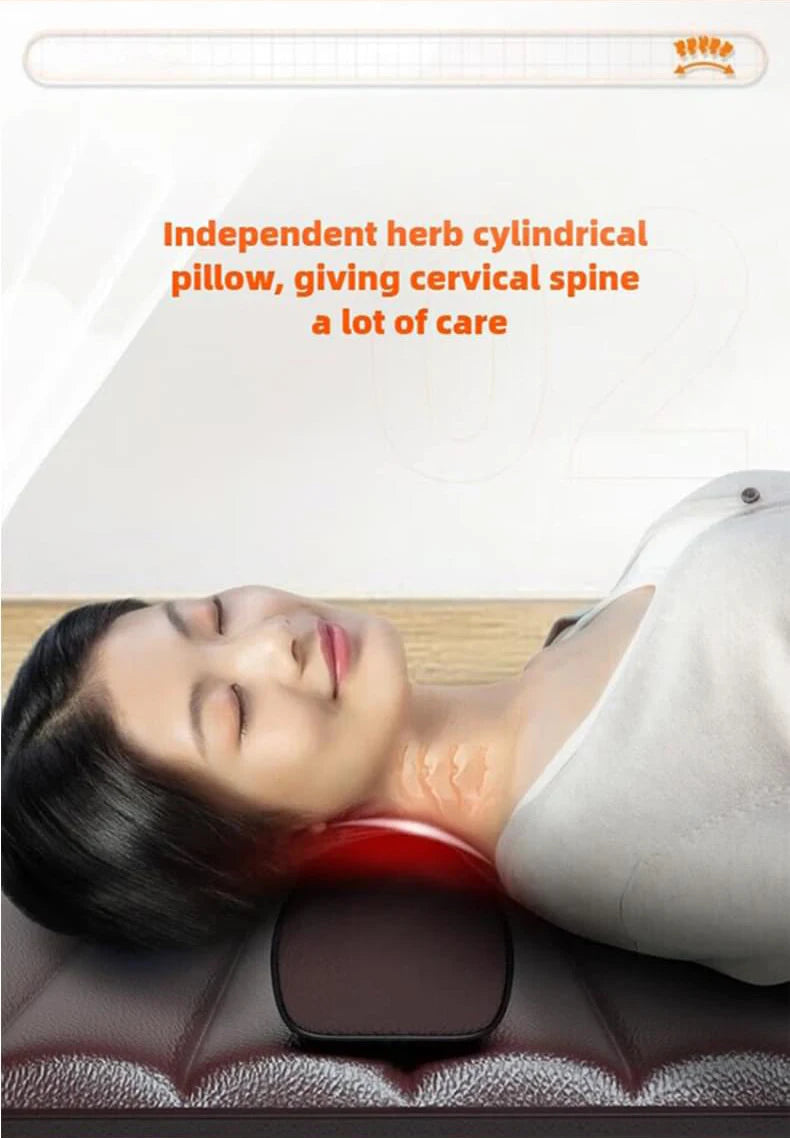 Full Body Massage Mat with Heat – Airbag Compression & Vibration Massage Cushion