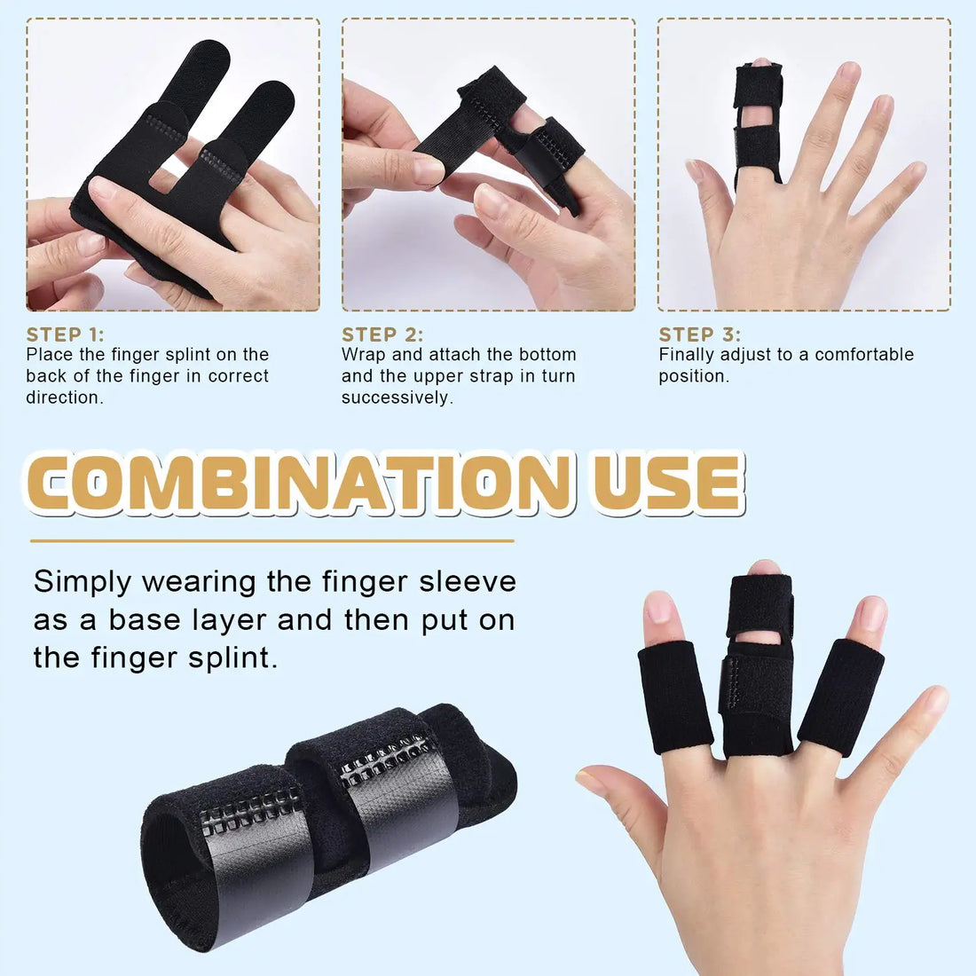Adjustable Trigger Finger Splint – Support Brace for Finger Stability & Comfort