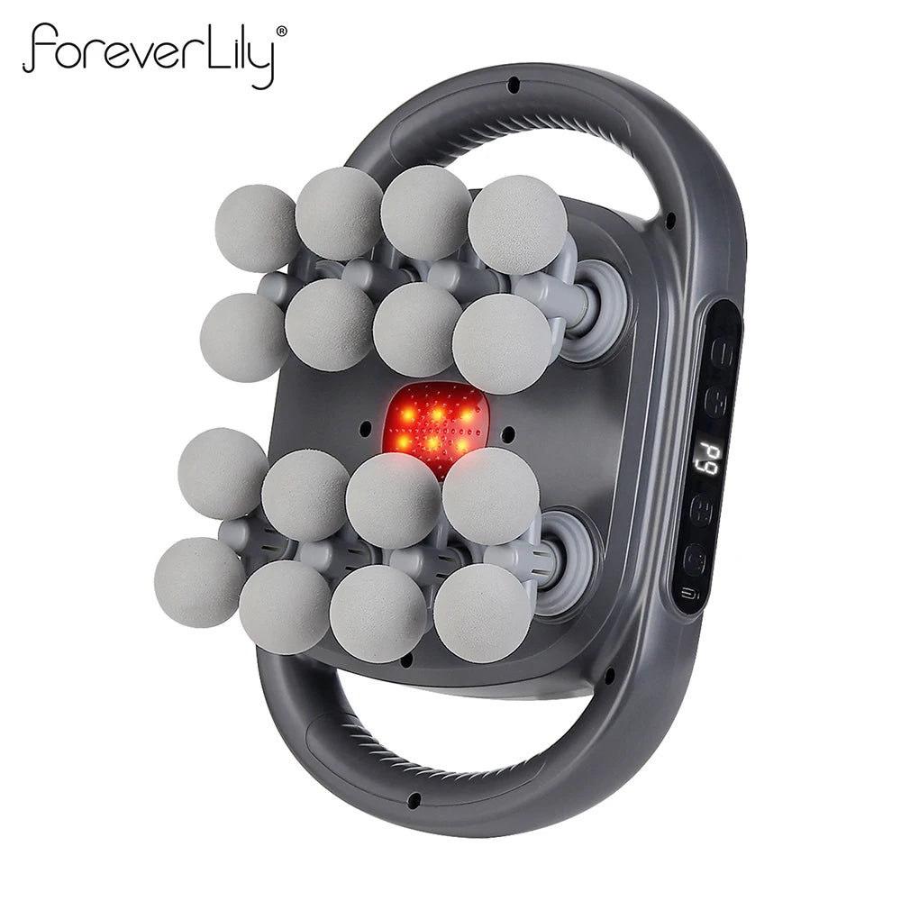 16-Head Percussion Massage Gun – High-Frequency Muscle Relief Device