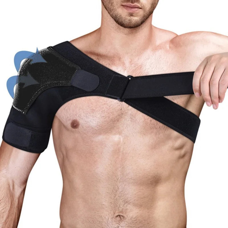 Adjustable Shoulder Support Brace – Compression Fit for Left or Right Shoulder
