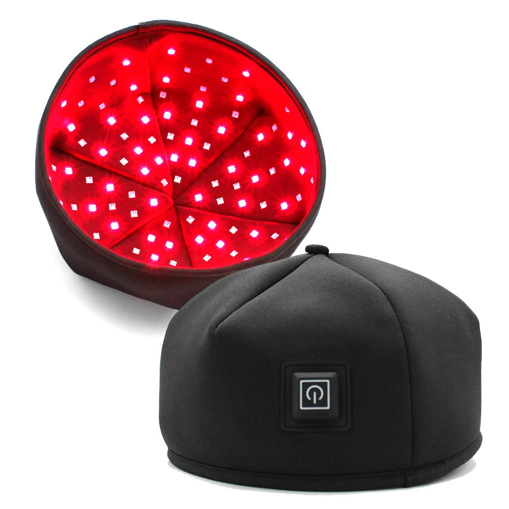 Red & Near Infrared Light Therapy Cap – 660nm & 830nm LED Hair Growth Device