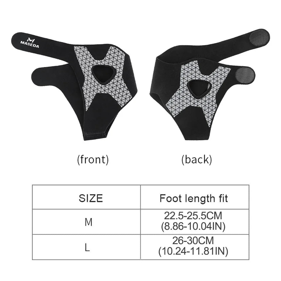 Adjustable Strap Ankle Support Brace – Ultra-Thin Compression Stabilizer