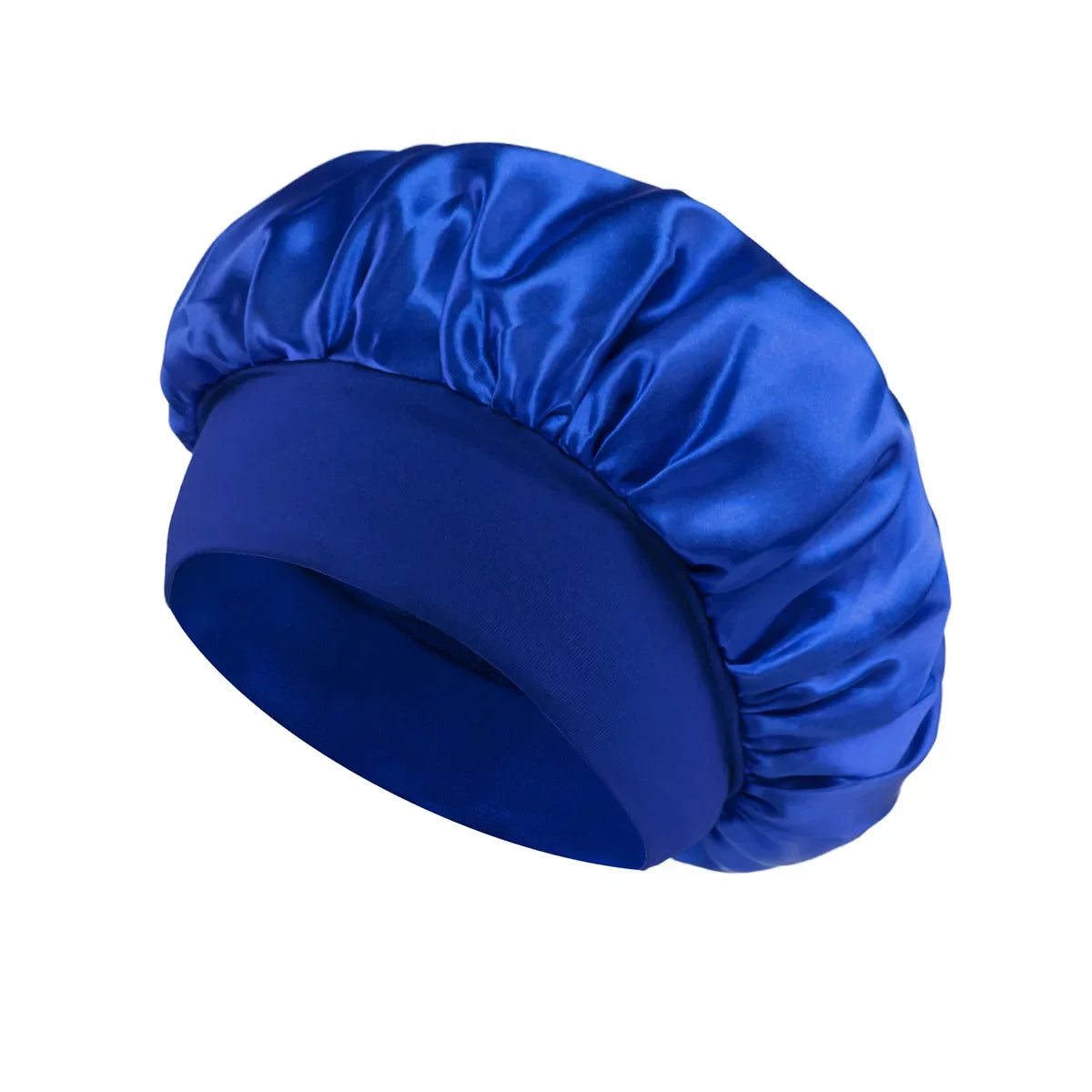 Women’s Satin Hair Bonnet – Soft Elastic Sleep Cap for Hair Care