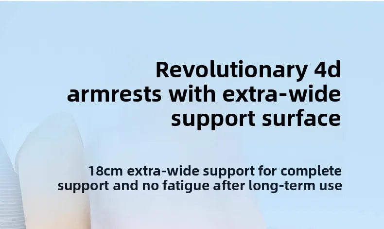 Ergonomic Gaming & Office Chair – Reclining with Lumbar Support & 4D Armrests