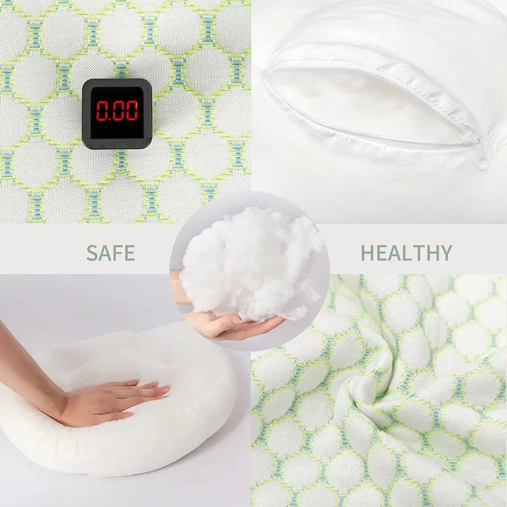Adjustable Pregnancy Body Pillow Set – Maternity Support Cushion for Side Sleepers