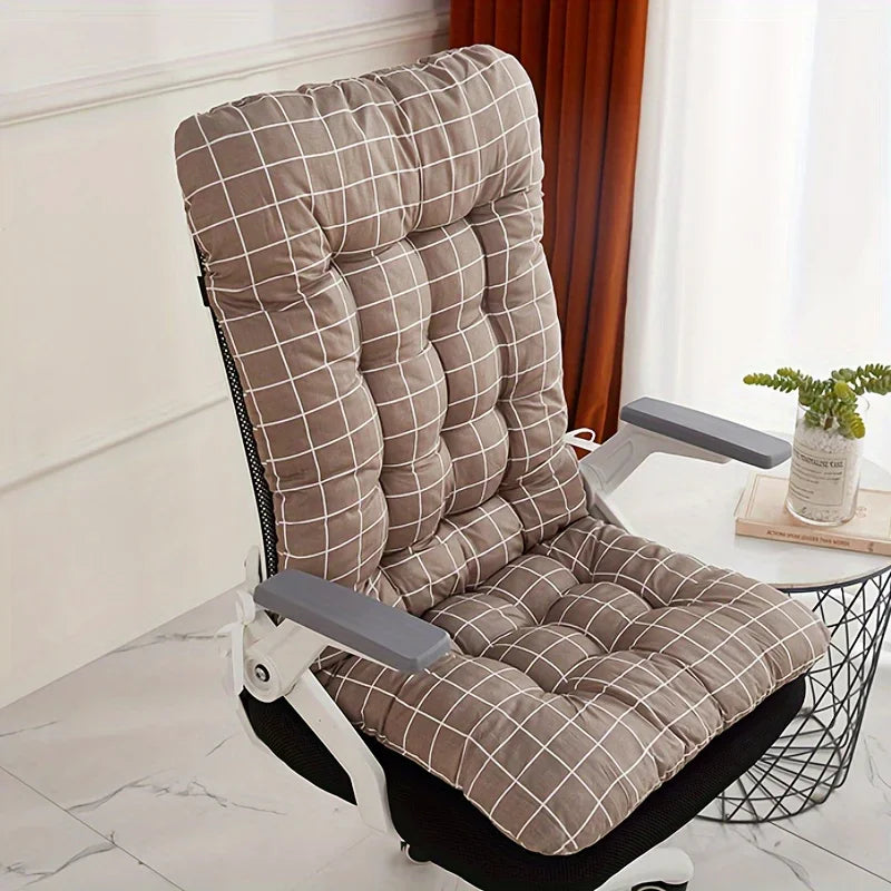 Ergonomic Seat Cushion with Back Support – Office Chair & Car Comfort Pad