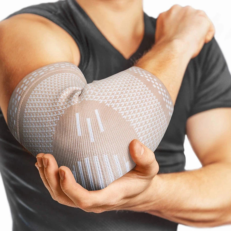 Compression Elbow Sleeve – Breathable Elastic Support for Sports