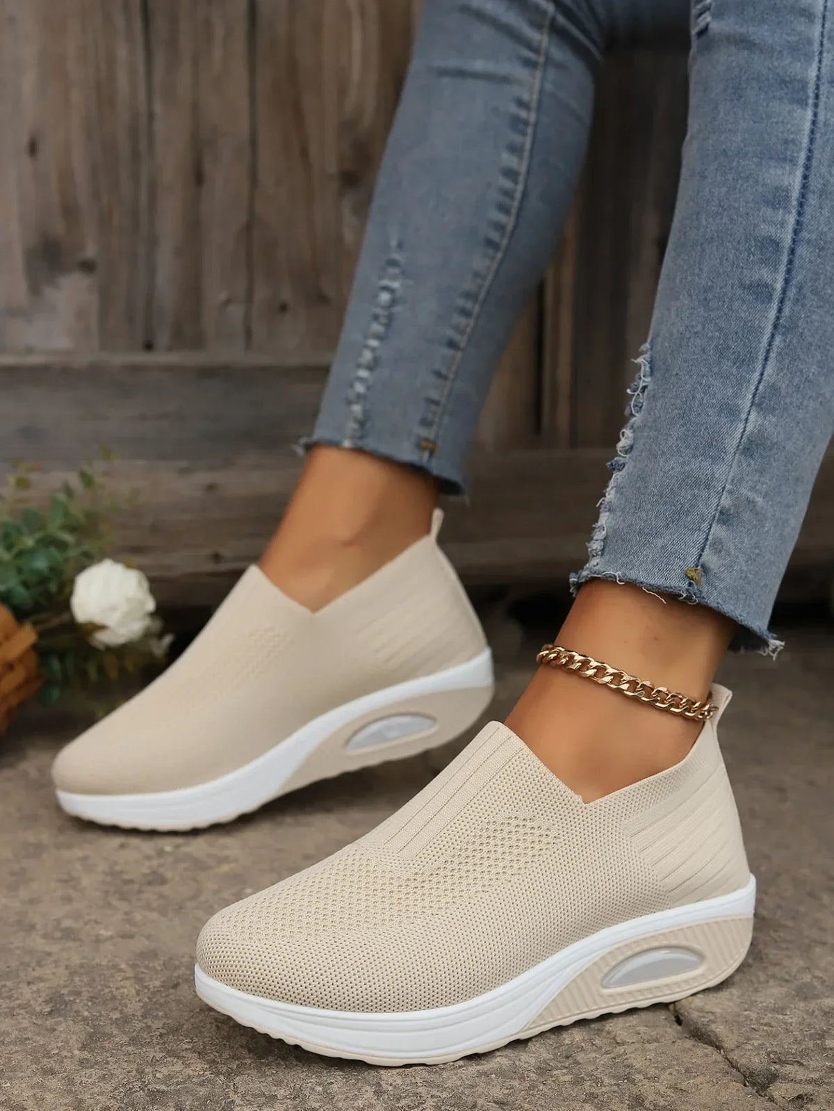 Women’s Breathable Air Cushion Running & Walking Sneakers