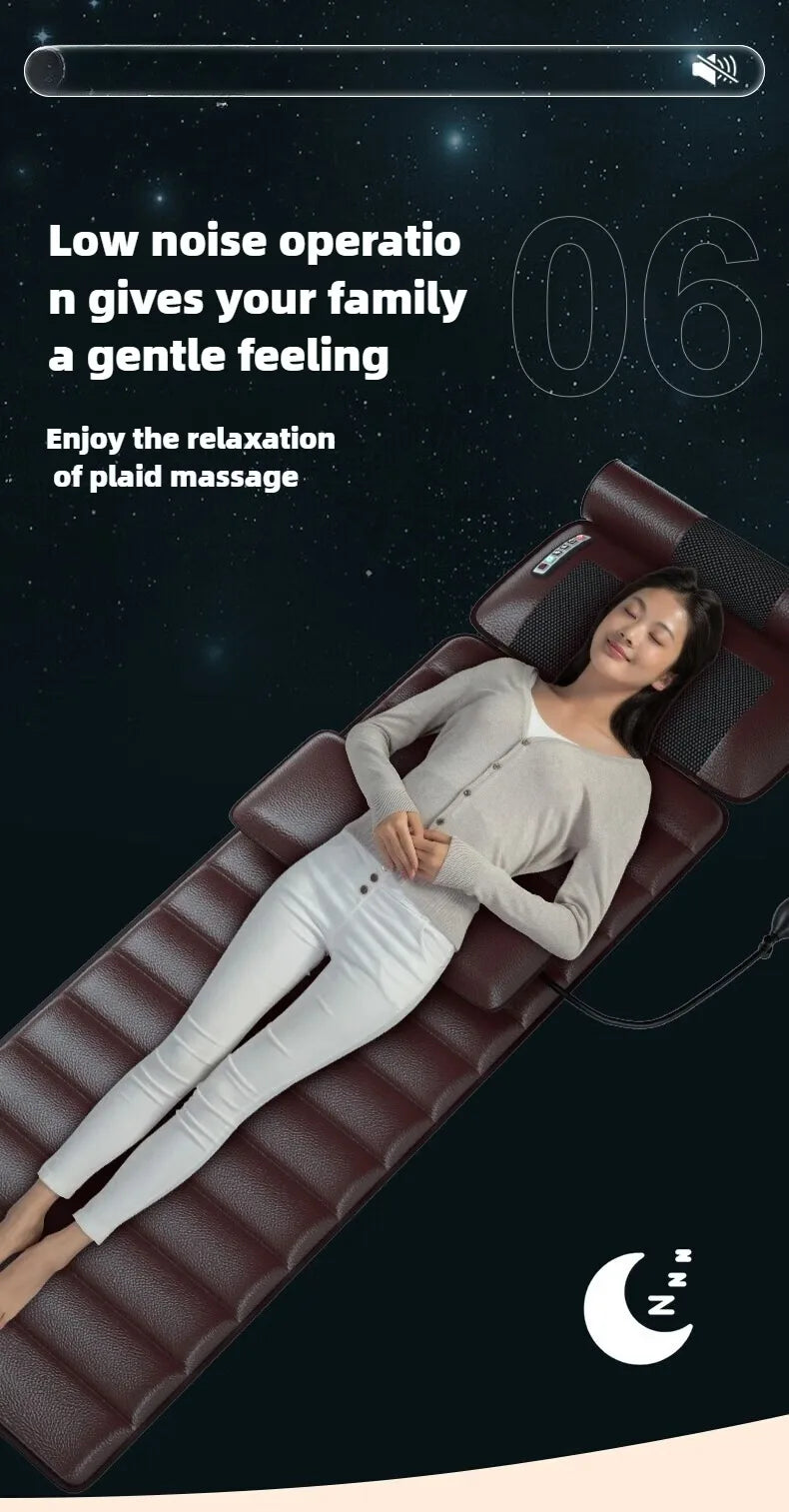 Full Body Massage Mat with Heat – Airbag Compression & Vibration Massage Cushion