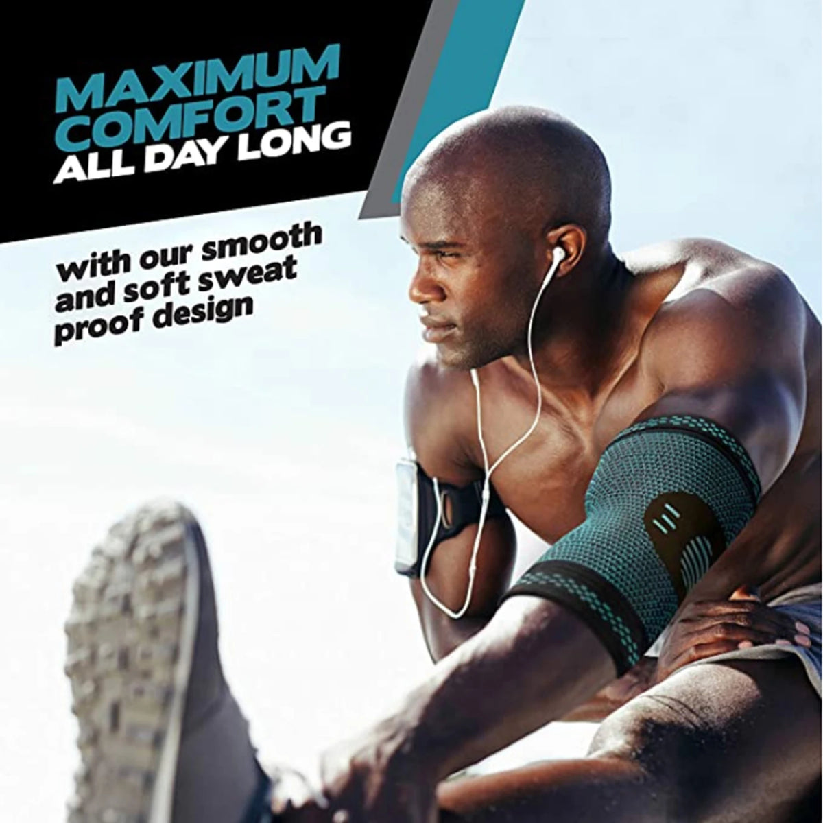 Compression Elbow Sleeve – Breathable Elastic Support for Sports