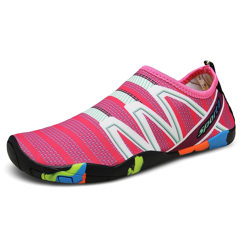 Unisex Aqua Water Shoes – Quick-Dry Barefoot Beach & Swim Sneakers