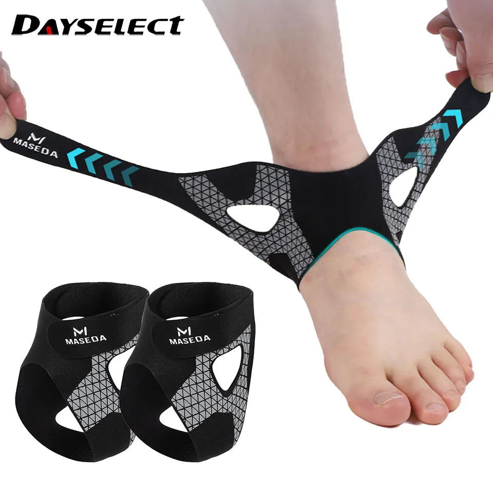 Adjustable Strap Ankle Support Brace – Ultra-Thin Compression Stabilizer