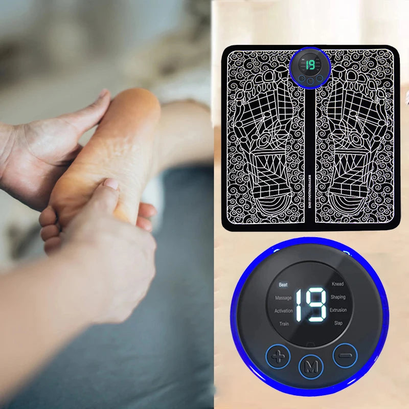 Electric EMS Foot Massager Mat – Muscle Training & Relaxation Tool