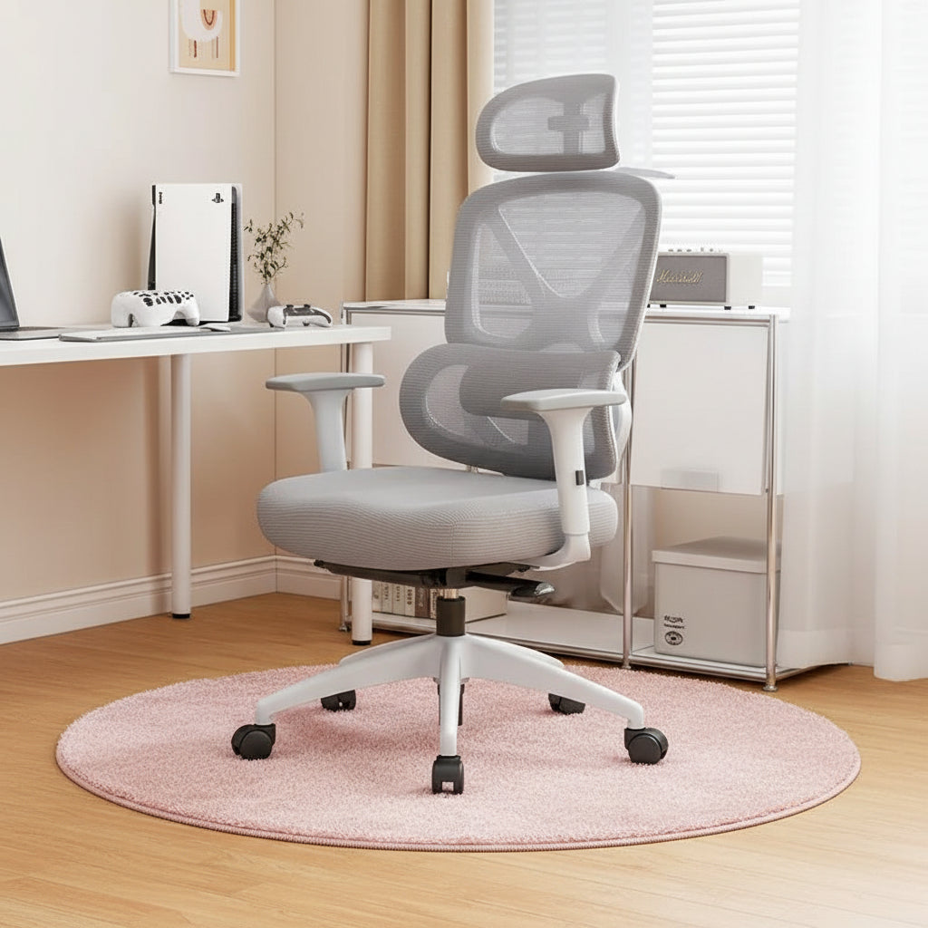Ergonomic Gaming & Office Chair – Reclining with Lumbar Support & 4D Armrests